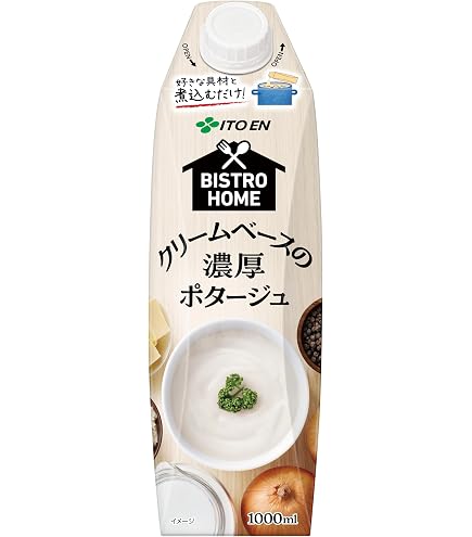 Amazon | 伊藤園 ビストロホームクリームベース濃厚ポタージュ 1L